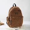 Schoolbag Velvet Backpack Women's High-value Bow Middle School Student Backpack Korean Corduroy Commuting Light Schoolbag