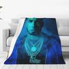 Anuel AA Blanket Singer Travelling Flannel Bedding Throws Super Soft Couch Chair Design Bedspread Gift