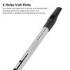 6 Holes Flute C Key Irish Flute Wind Musical Whistle Instruments Aluminum Alloy Whistle