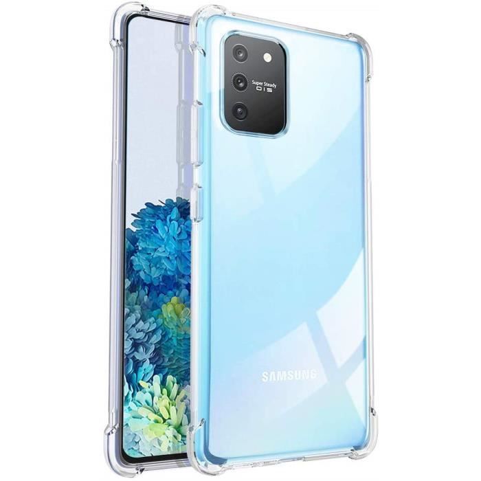 Stoßfeste Silikonhülle - Phonillico - Samsung Galaxy S20 - Ultra Slim - Transparent - Verstärkter Schutz
