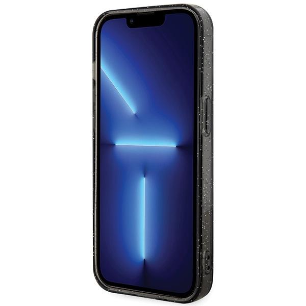 Karl Lagerfeld Klhmp15Lhgkcnok Iphone 15 Pro 6.1 Czarny/Black Hardcase Karl&Choupette Glitter Magsafe