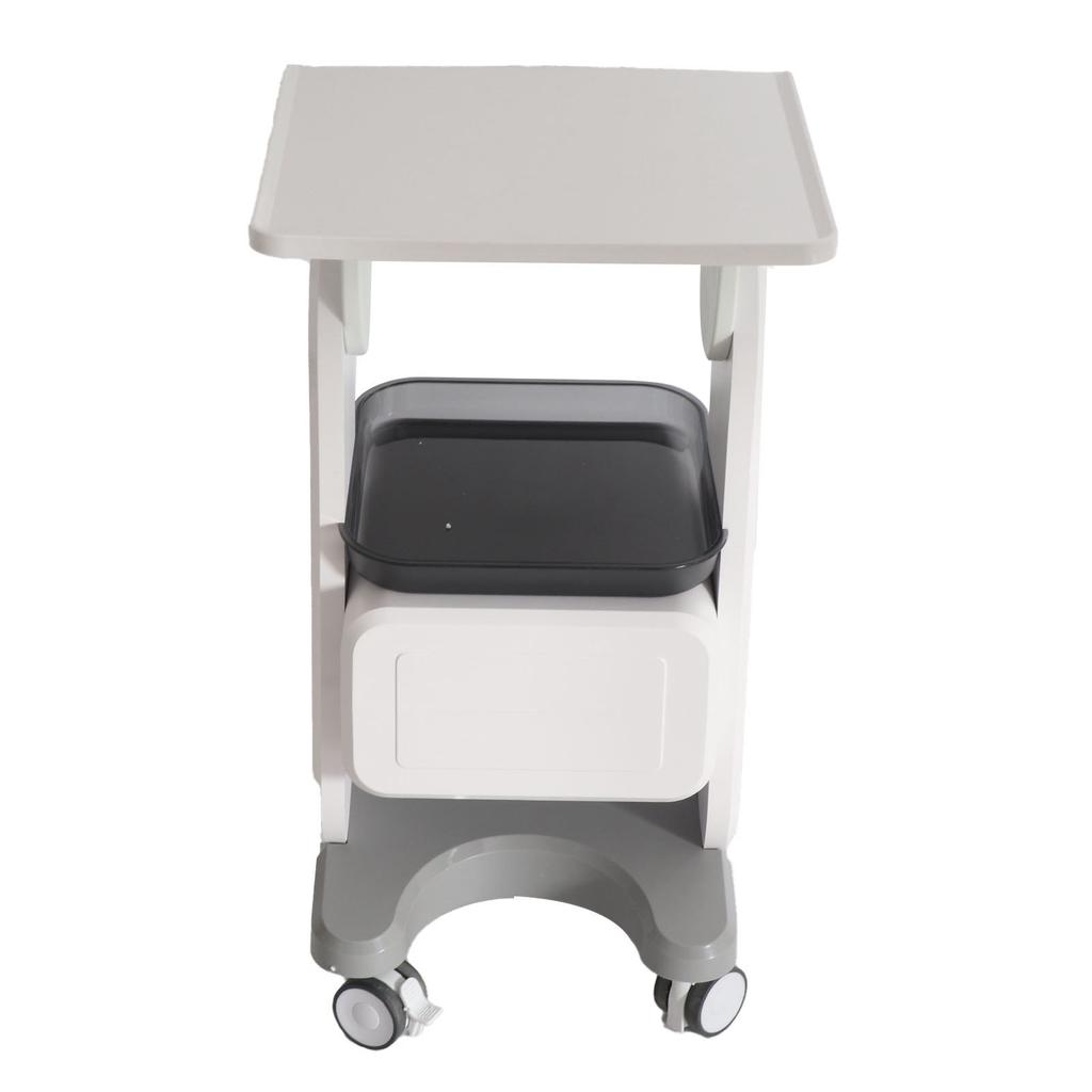 Medical Trolley Cart Large Countertop Single Drawer 50kg Bearing Beauty Salon Rolling Cart for Laboratory Clinic
