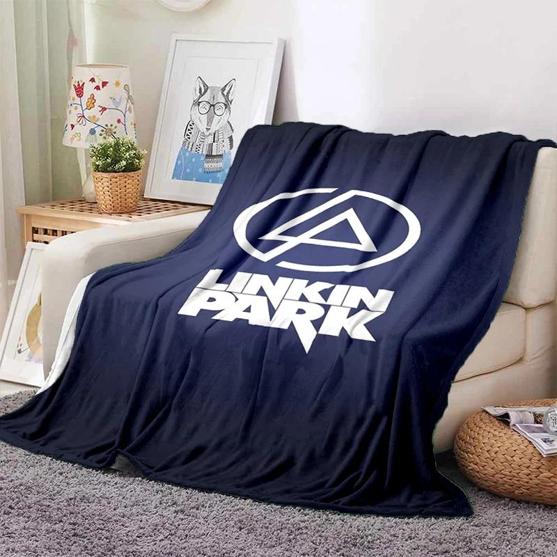 HOT L-Linkin Park Rock Band Classic Soft Plush Blanket,Flannel Throw Blanket for Living Room Bedroom Picnic Bed Sofa Cover