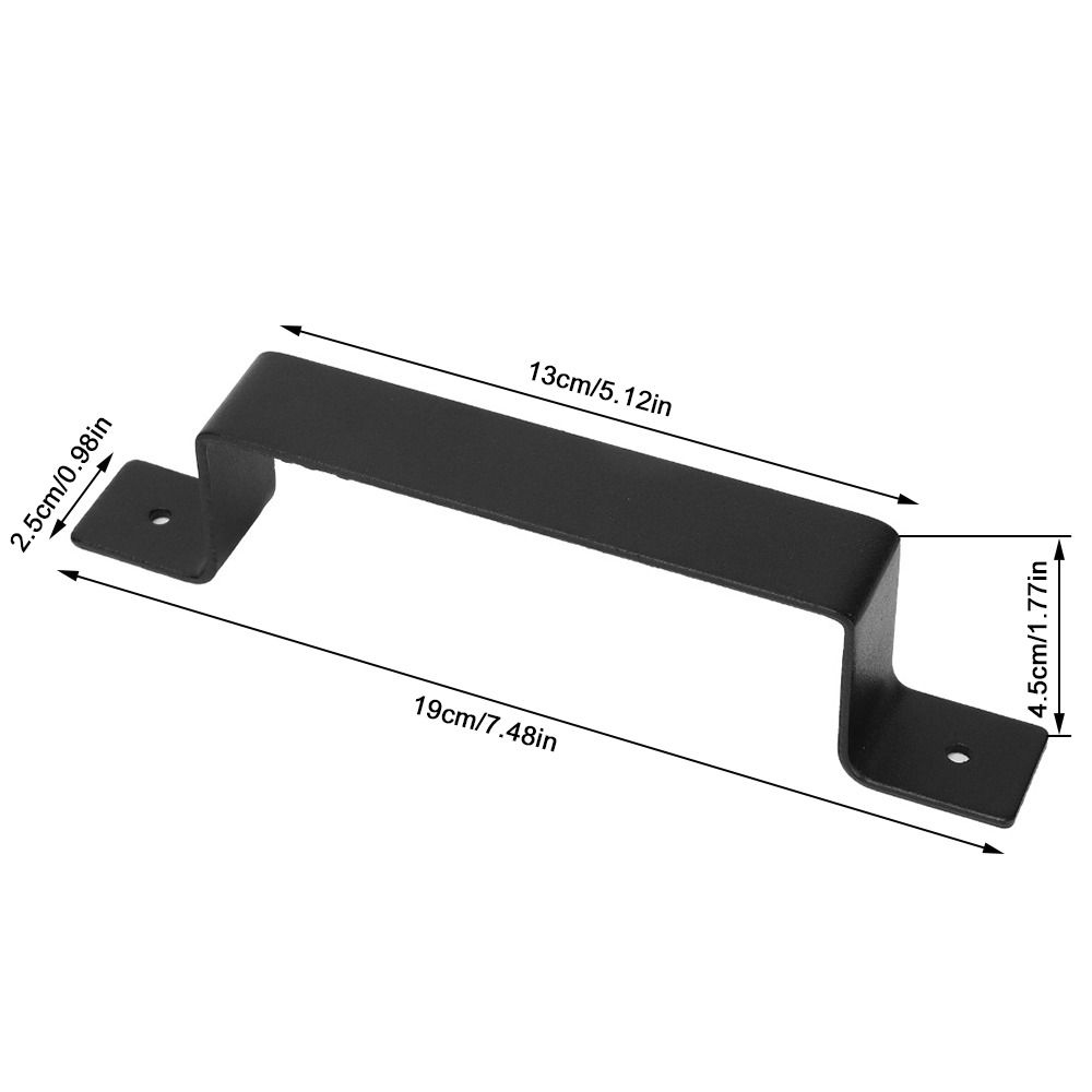 Black Door Pull Handle Easy Install Sliding Door Handle Modern Barn Door Handle  Closet