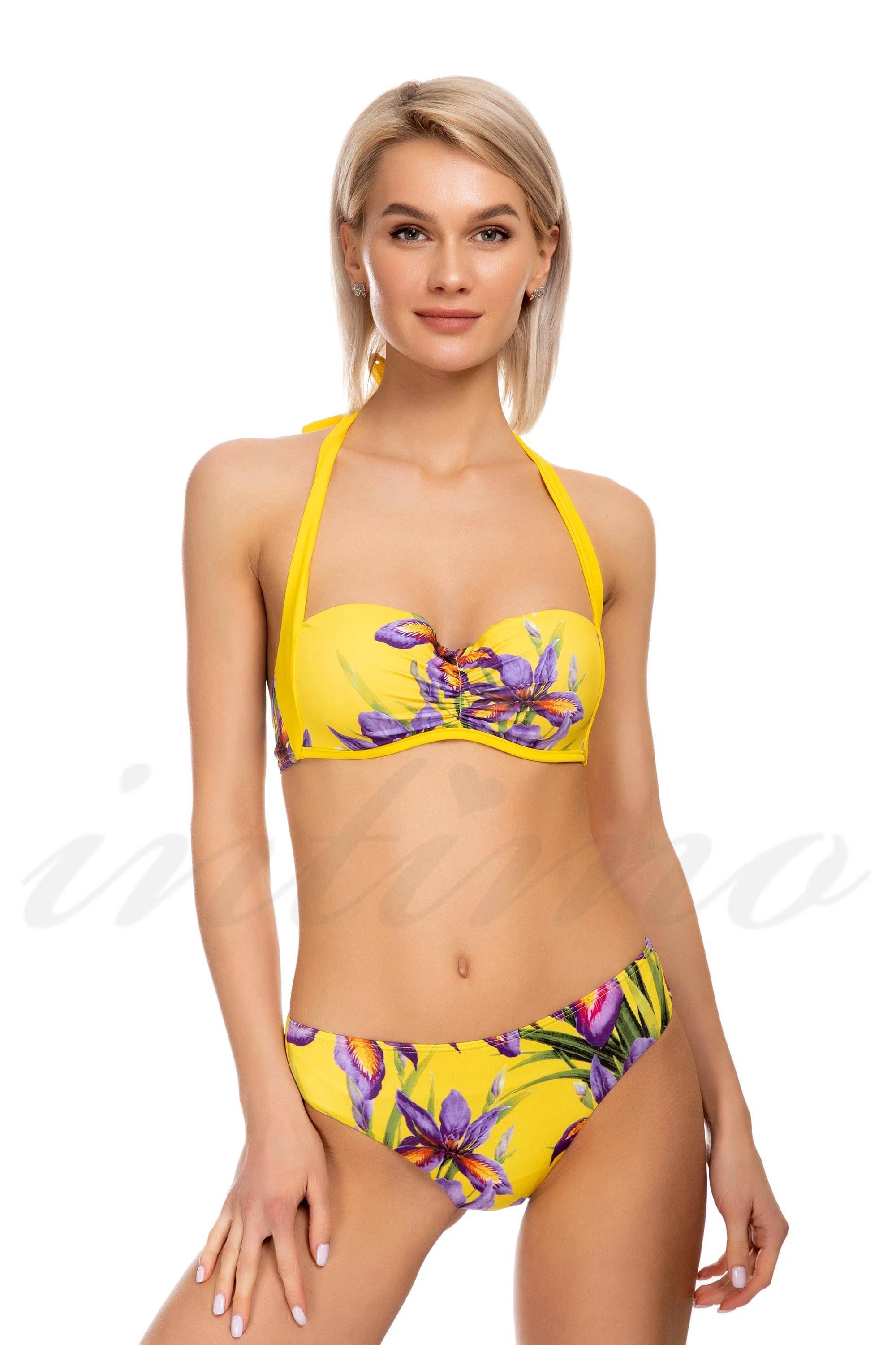 

Купальник с уплотнённой чашкой, плавки слип Marc & Andre (45776) 42C/S різнокольорові кольору