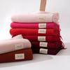 Ankora Red Solid Color Scarf for Women Autumn and Winter New Couple Shawl Dual Purpose Warm Long Thickened Scarf
