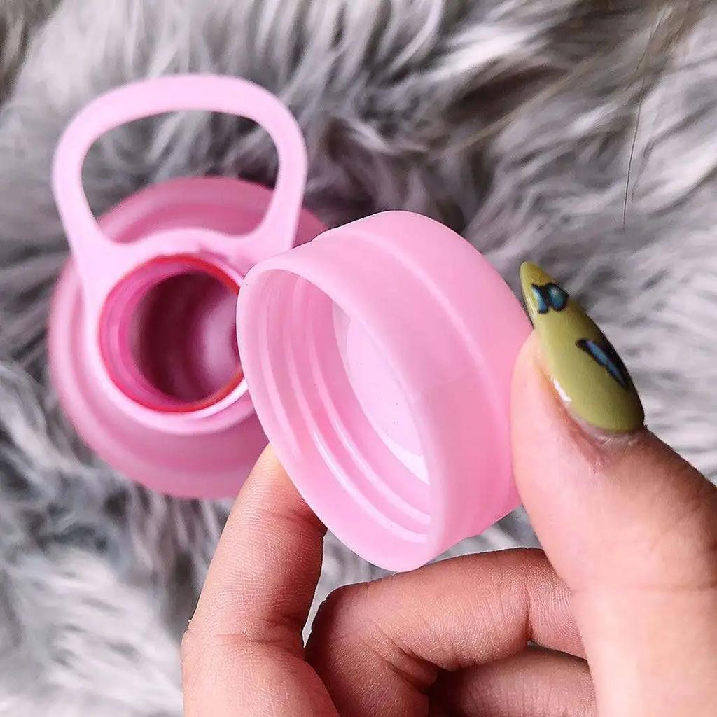 650ML Cute Water Bottle Mini Bucket Plastic Bottle Outdoor Sport Drinking Water Bottles Portable Large Capacity Cup Gym Hiking
