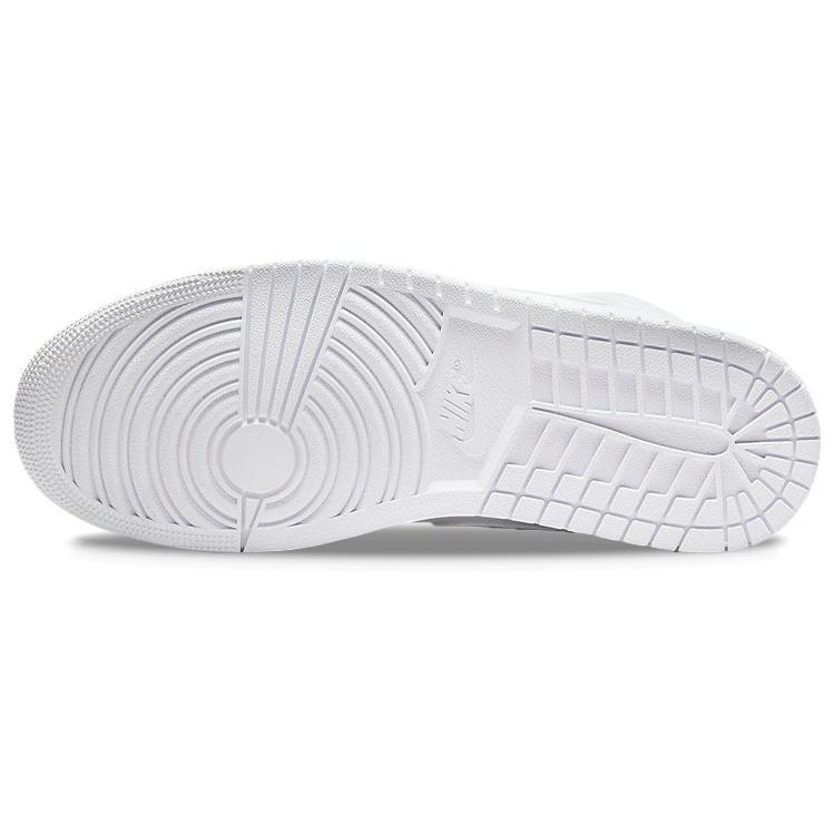 Air Jordan 1 Mid 'Triple White' 2022 Men's 554724-136
