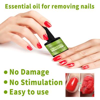 15ml Gel Removedor de Unhas Fácil de Usar Limpeza de Pontas Cola Mágica de Unhas Sintéticas para Mulheres