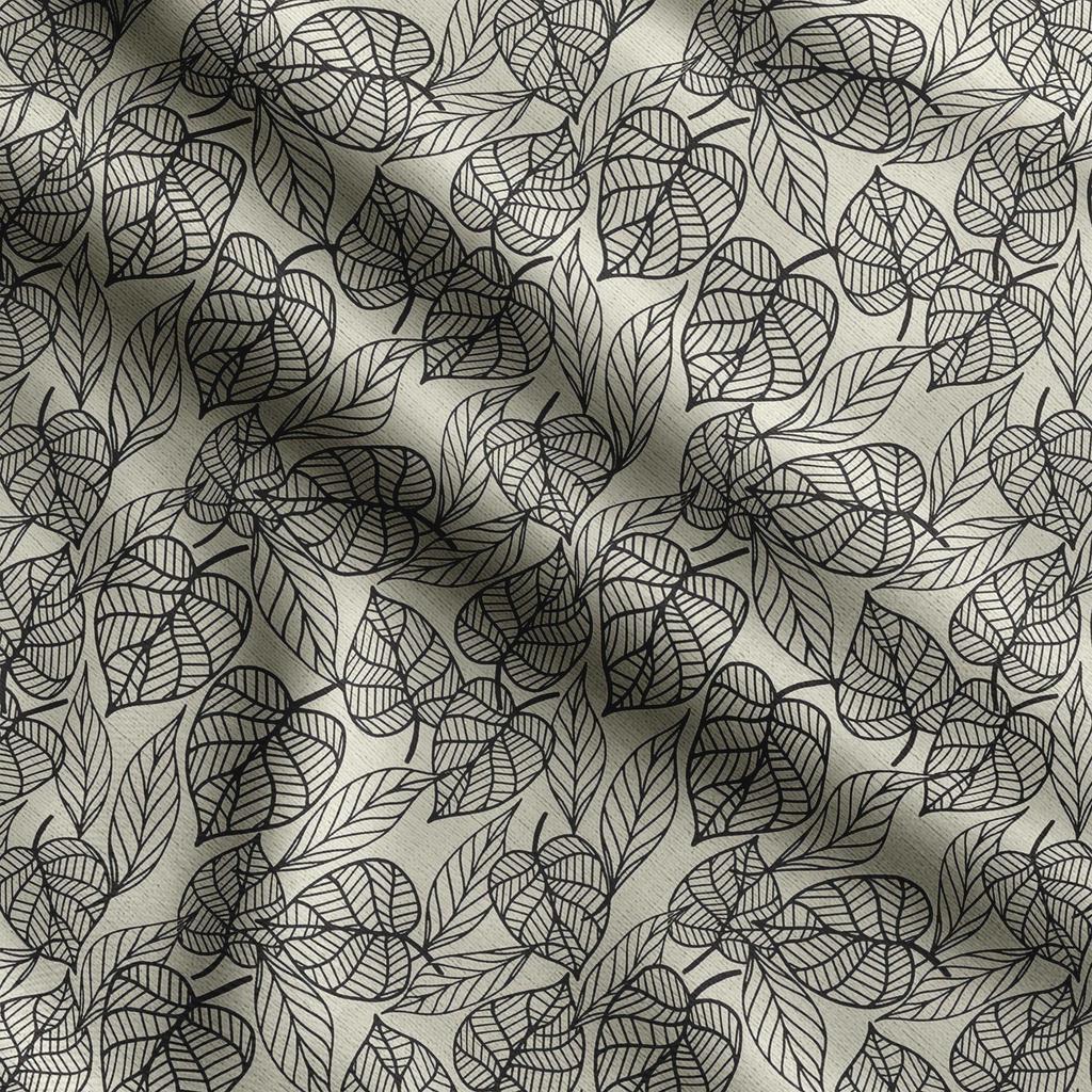 Soimoi Leaves Print,  Cotton Cambric, Quilting Fabric Sold by The Yard 42 Inch Wide, Medium Weight Cotton Fabric,