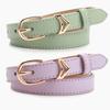 Female Alloy Buckle Waist Belt With Premium Pu Material For Elegant Outfits And Parties