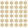 Premium-Snowflake Ornament Set 36Pcs- Plastic Christmas For Tree Decorations, Glitter Snowflakes For Holiday For Tree Flake
