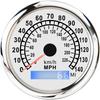ZMFJH 85MM GPS Speedometer Gauge with GPS Antenna 0-220KMH,0-140MPH Speed Meter for Marine Boat Yacht Auto Car 12V24V
