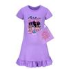 Hunters Kpop Demon Short Sleeves Sleep Dress For Kids Bedroom Clothing Gift