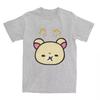 Rilakkuma Angry T-Shirts Men Women Funny Pure Cotton Tees O Neck Short Sleeve T Shirts Original Clothes