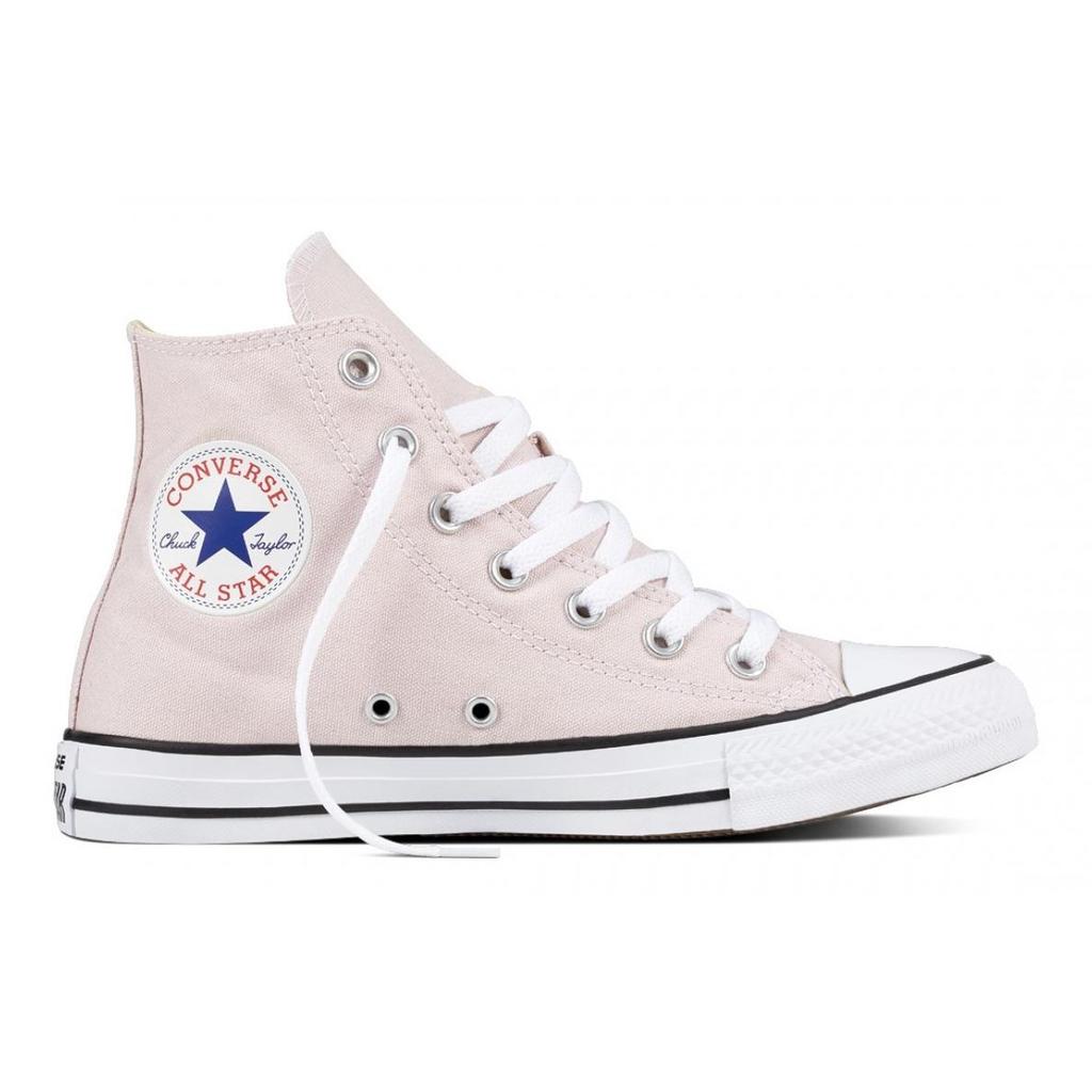 Converse Chuck Taylor All Star Hi Top 'Barely Rose' Classic And Versatile High Top Canvas Shoes Women's Pink 159619c