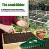 Professioneller Gartenspaten Multifunktionales Pflanzwerkzeug mit Samenabstand Tiefenmessfunktion Bodenspaten Gartensämaschine Werkzeug