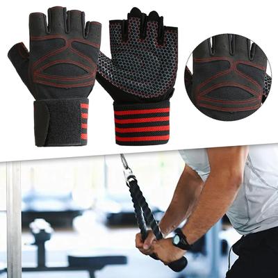 2 Pieces Workout Gloves Accessories Non Slip Lightweight Weight Lifting Sports Training Mitts