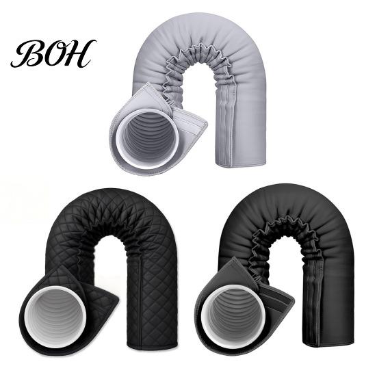 Portable Air Conditioner Insulation Kit Hose Cover, with Tool-free Installation And Adjustable Ac Exhaust Pipe Cover Straps, Duct Heat Shield,