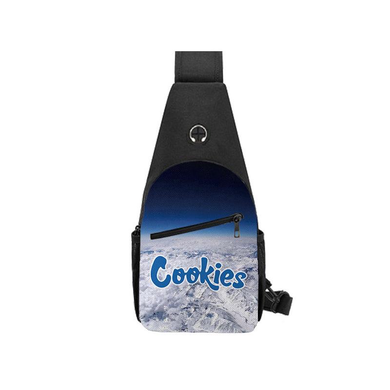 Cook Men'S Crossbody Bag Breast Bag Simple Luggage Oxford Cloth Fashion Waterproof Shoulder Backpack Tide Ins