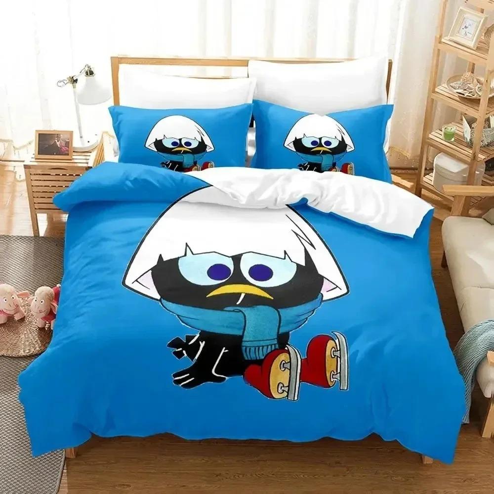 Comforter Anime Calimeros Bedding Set 3D Printed Suitable For Bedroom Kids Home Textile