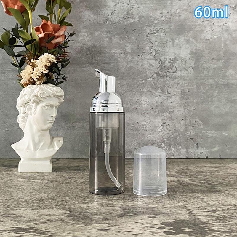 60Ml Foam Dispenser Plastic Pump Bottles Empty Soap Refillable Bottle Travel Cleaning Cosmetics Packaging 60Ml Bottles