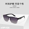 KAPVOE Polarized Sunglasses for Cycling, Outdoor Sports, Wind and Sand Protection, Stylish Square Frame Glasses for Men and Women