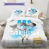 Lionel Messi Pattern Bedding Home Decoration Birthday Gift (1 * Duvet Cover + 2 * Pillowcase, Without Core),fan Merchandise.