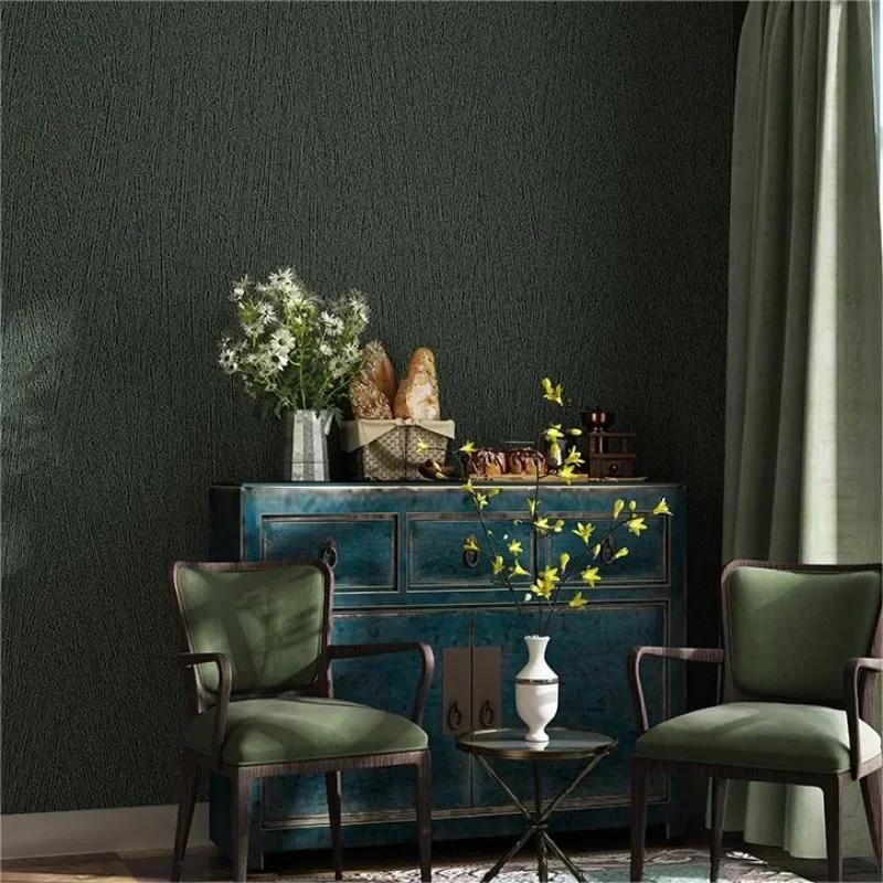 Non Self-adhesive Wallpaper Living Room Bedroom Background Wall Modern Minimalist Solid Color Wallpaper Wall Decor