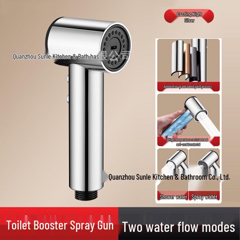 High-Pressure Bidet Spray Gun with Dual Settings