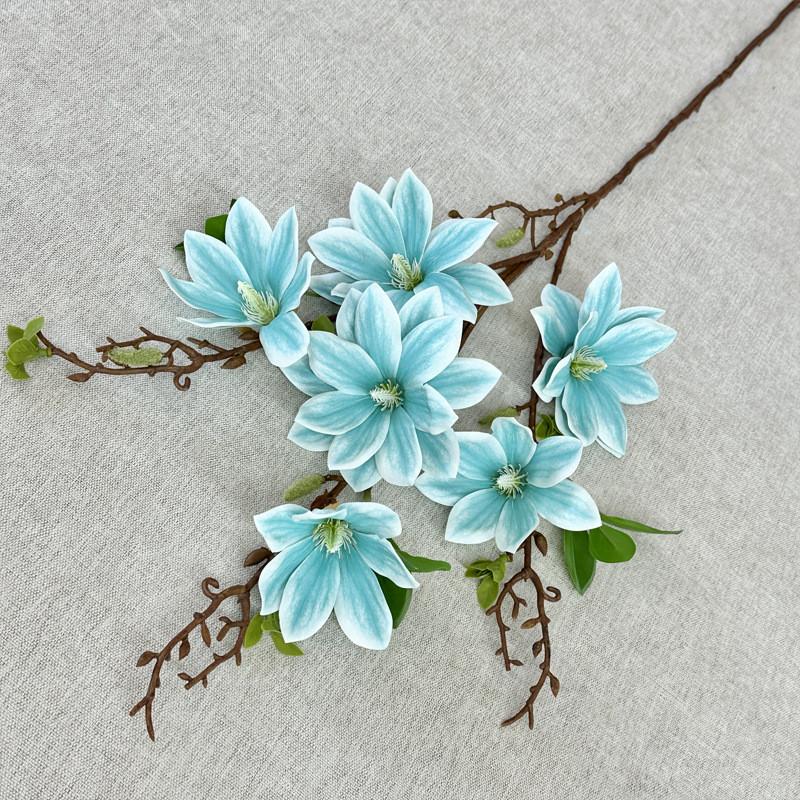 Plants Simulated Magnolia Wedding Hotel Restaurant Decoration Ornament Desktop