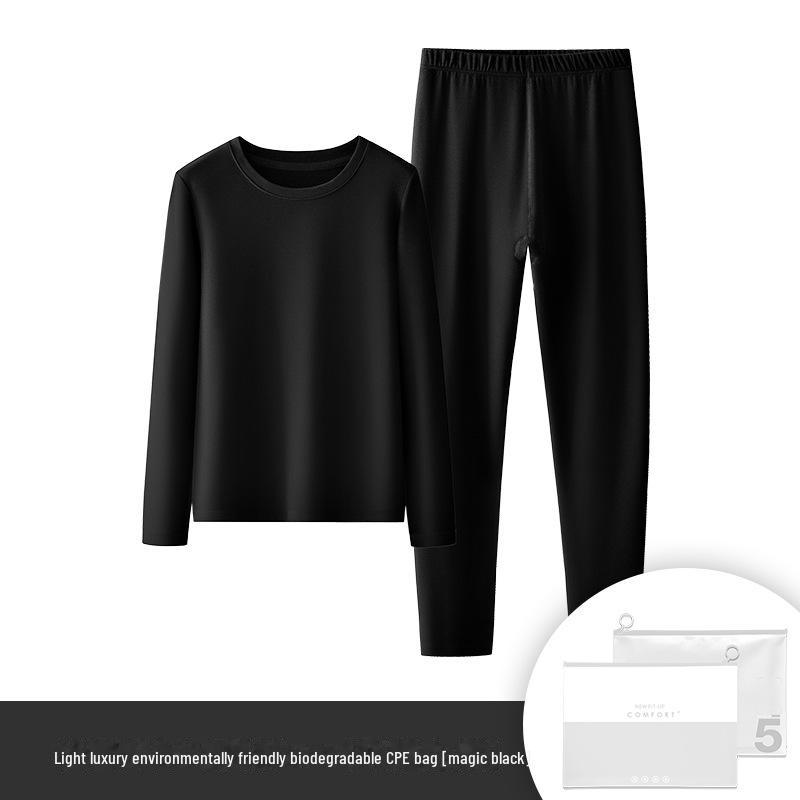 

Женский утепленный костюм из двухстороннего бархата Cross-Border Tencel с круглым вырезом и однотонной подкладкой на осень XL