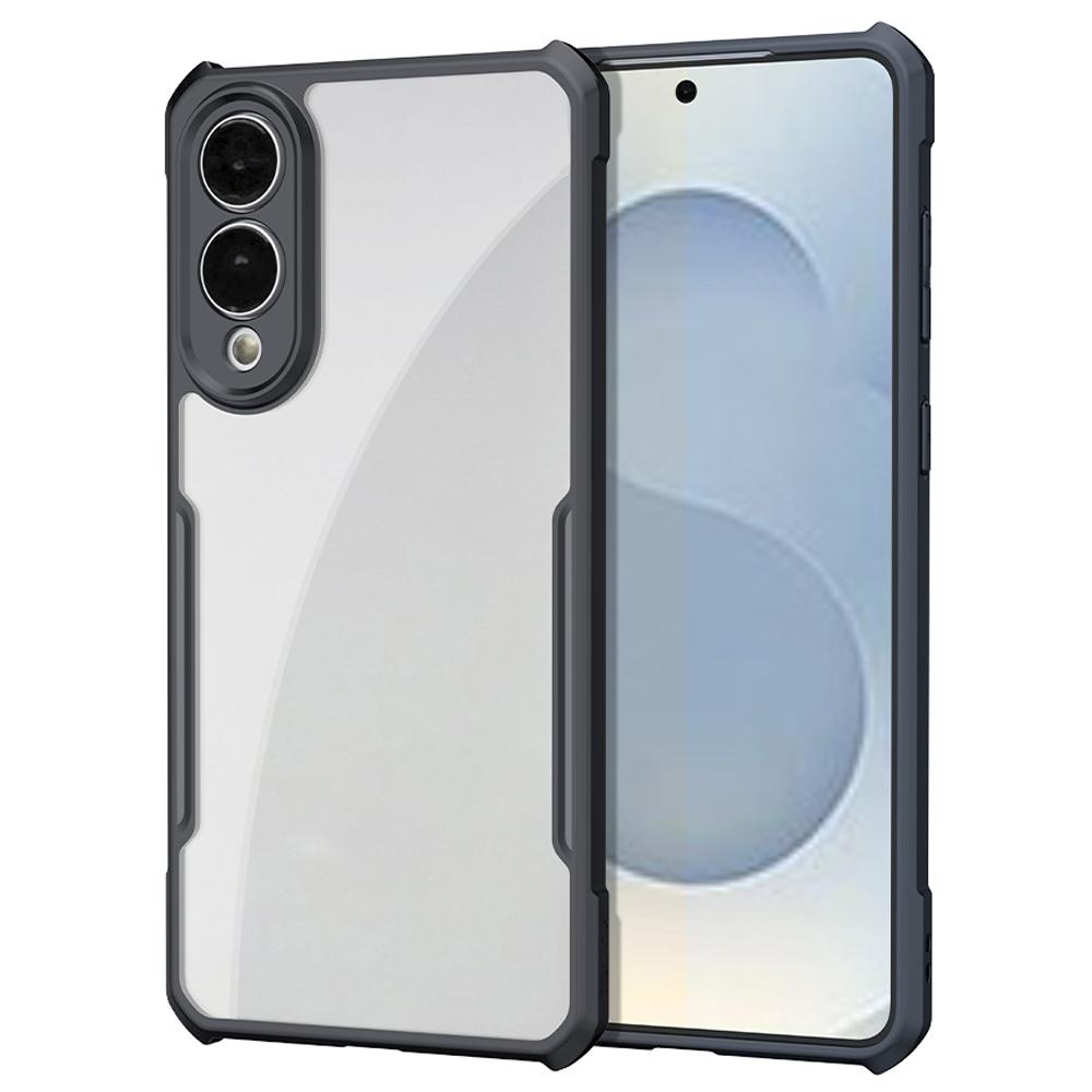 

XUNDD For Samsung Galaxy S25 Slim/S25 Edge Case Dropproof TPU+Acrylic Clear Back Phone Cover Type A