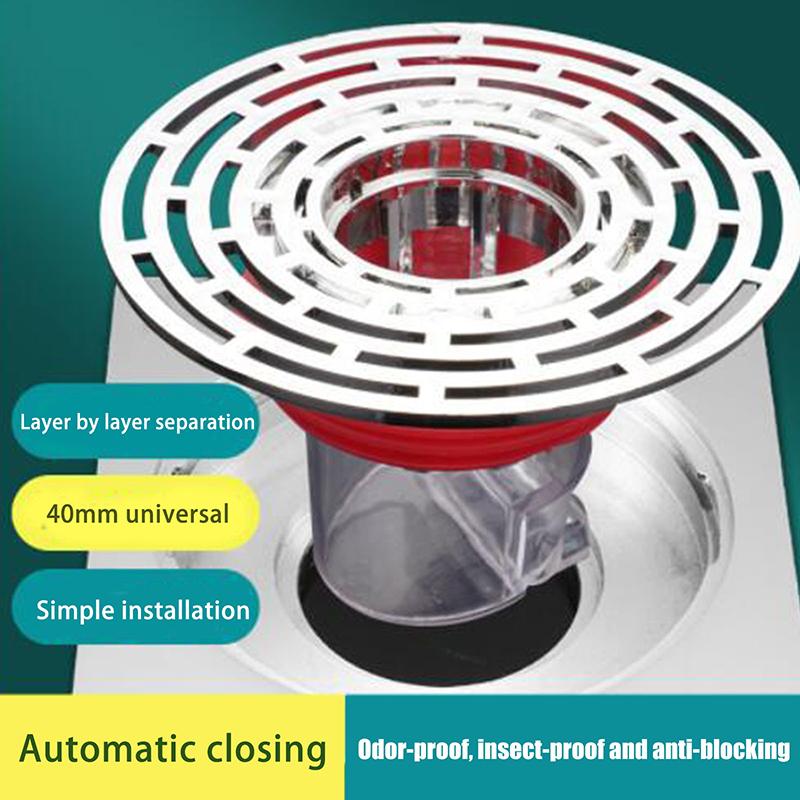 

1 шт., кухонная ванная комната, туалет, канализация, устойчивая к запахам, сливной сердечник, силиконовая заглушка для слива в полу для душа, защищающая от насекомых, шпилька для волос