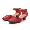 Tanzschuhe Damen Mädchen Niedrige Absätze Standard Tanzschuhe Moderner Tango Standard Tanzschuhe mit Absatz 3,5CM