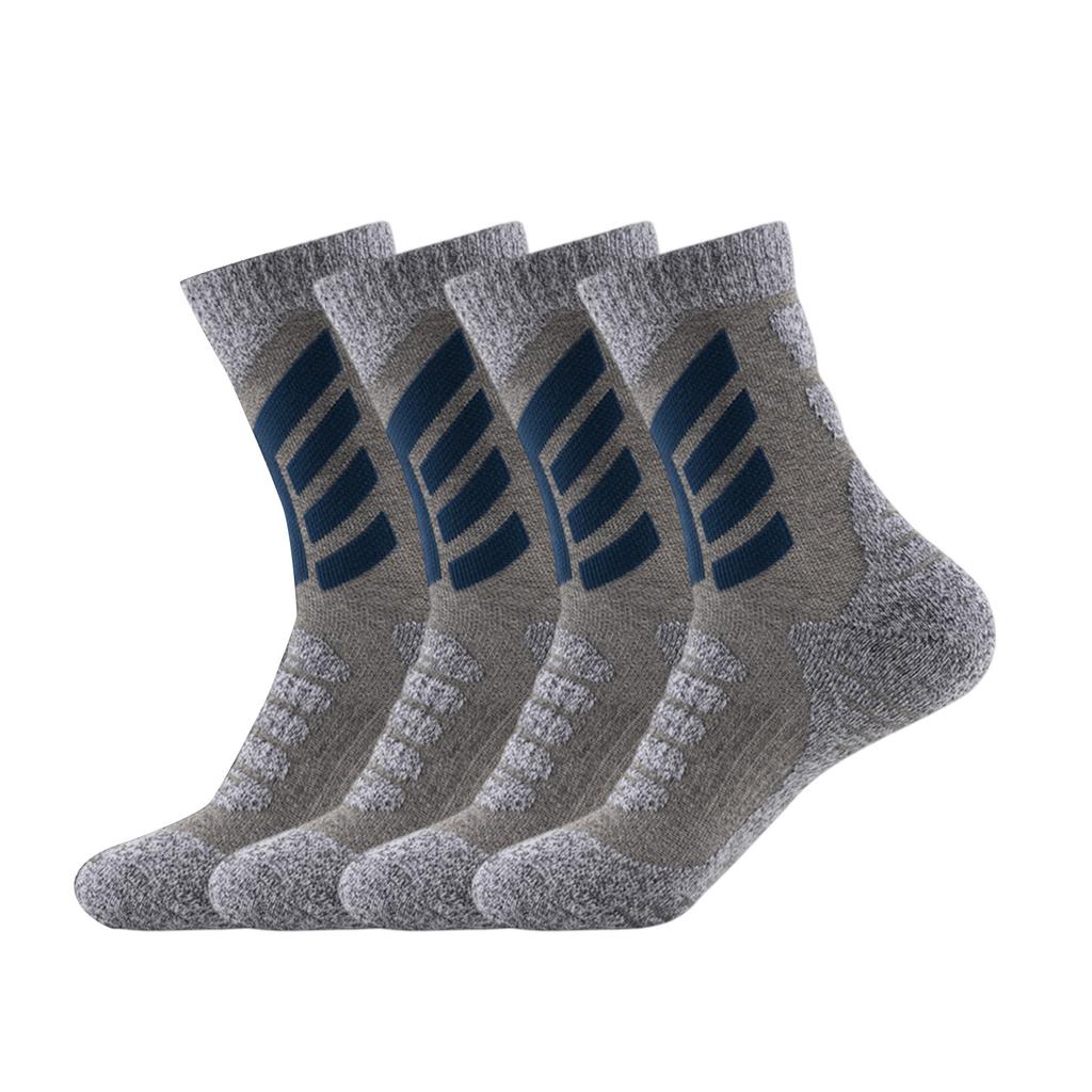 Men's Stretchy, Comfortable, Breathable Sports Socks Set Of 4 Pairs