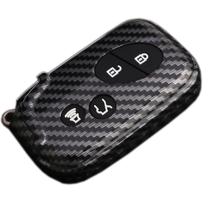 ABS Carbon Fibre Protector Key Fob Cover Case fit for Lexus ES350 GS300 GS350 GS430 GS450h ISC IS250 IS350 LS460 LS600h Keyless Entry Key Fob