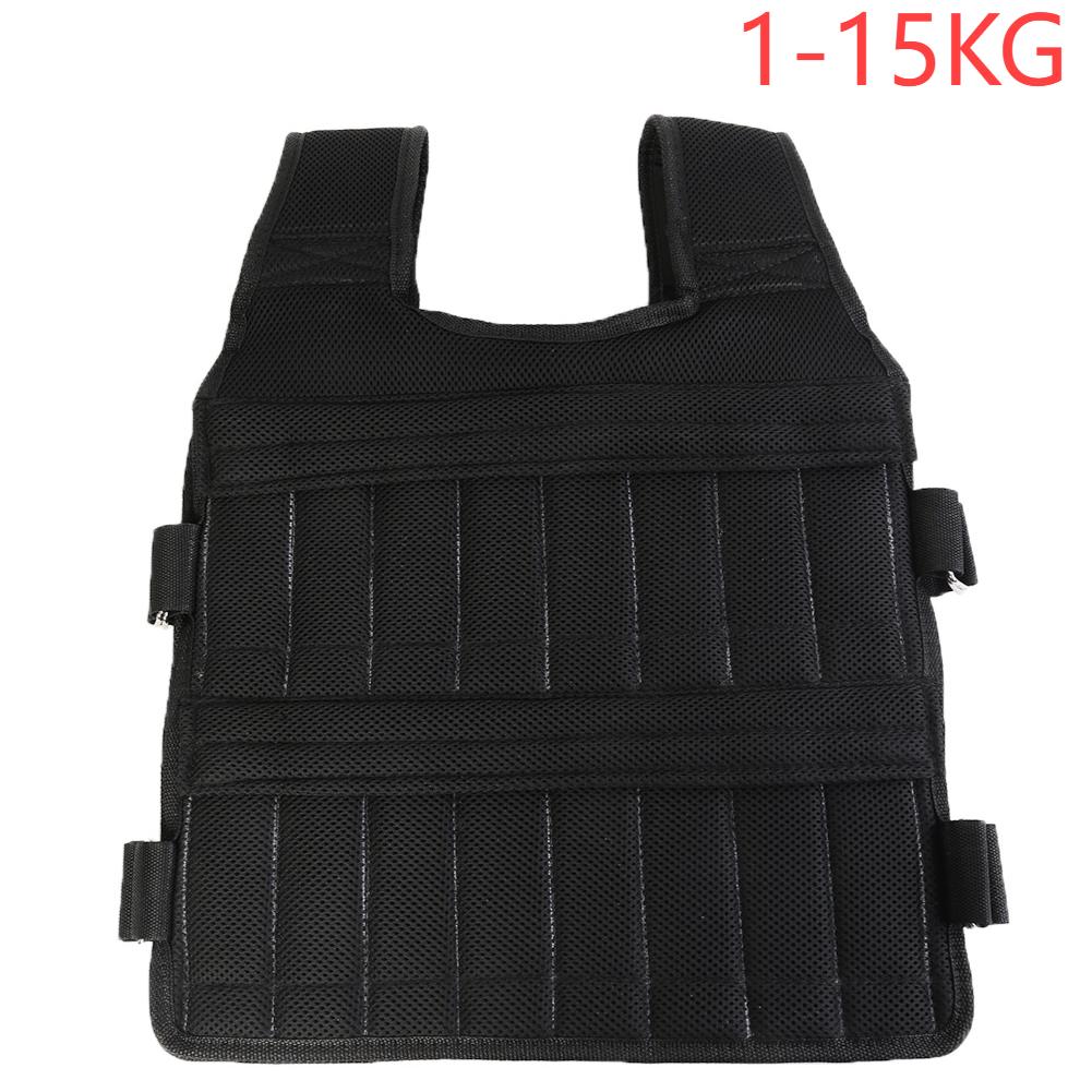 3/15/20/35/50kg Loading Weight Vest Jacket Sand Clothing for Running Training Fitness Equipment Adjustable Waistcoat Jackets