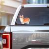 Corgi Pet Dog Car Stickers Waterproof Vinyl Decals Auto Body Window Bumper Decor Motorcycle Helmet Stickers TM207