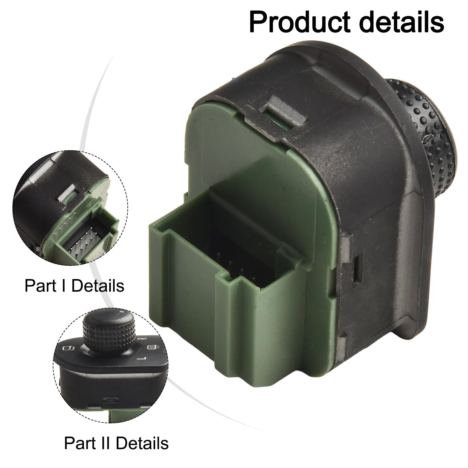 

For Campmonb 2004-2015 Fitment For Fox Mirror Adjustment Switch For Vehicle Maintenance Black Plastic Material China Mainland