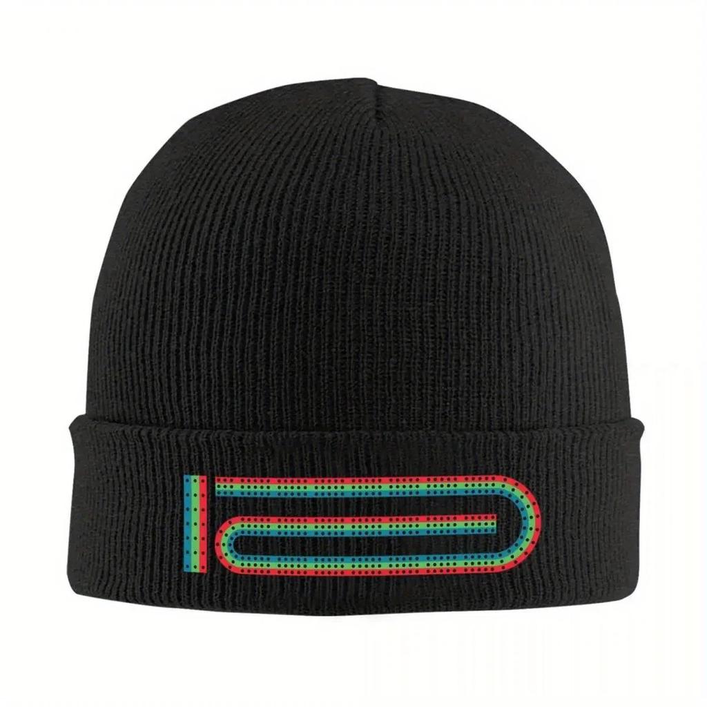 Cribbage Board 3 Track Classic Warm Knitted Cap Fashion Bonnet Hat Autumn Winter Outdoor Beanies Hats for Unisex Adult
