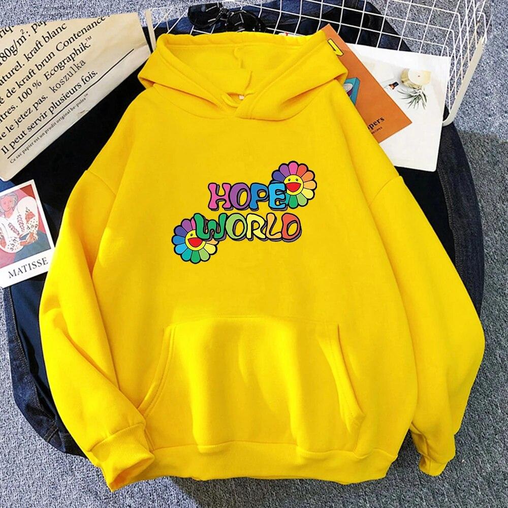 Korean Style Agust D Hoodies Hope World Clothes Spring/Autumn Tops Women/men Sweatshirt Vintage Harajuku Hoodie Kawaii Sudaderas Unisex