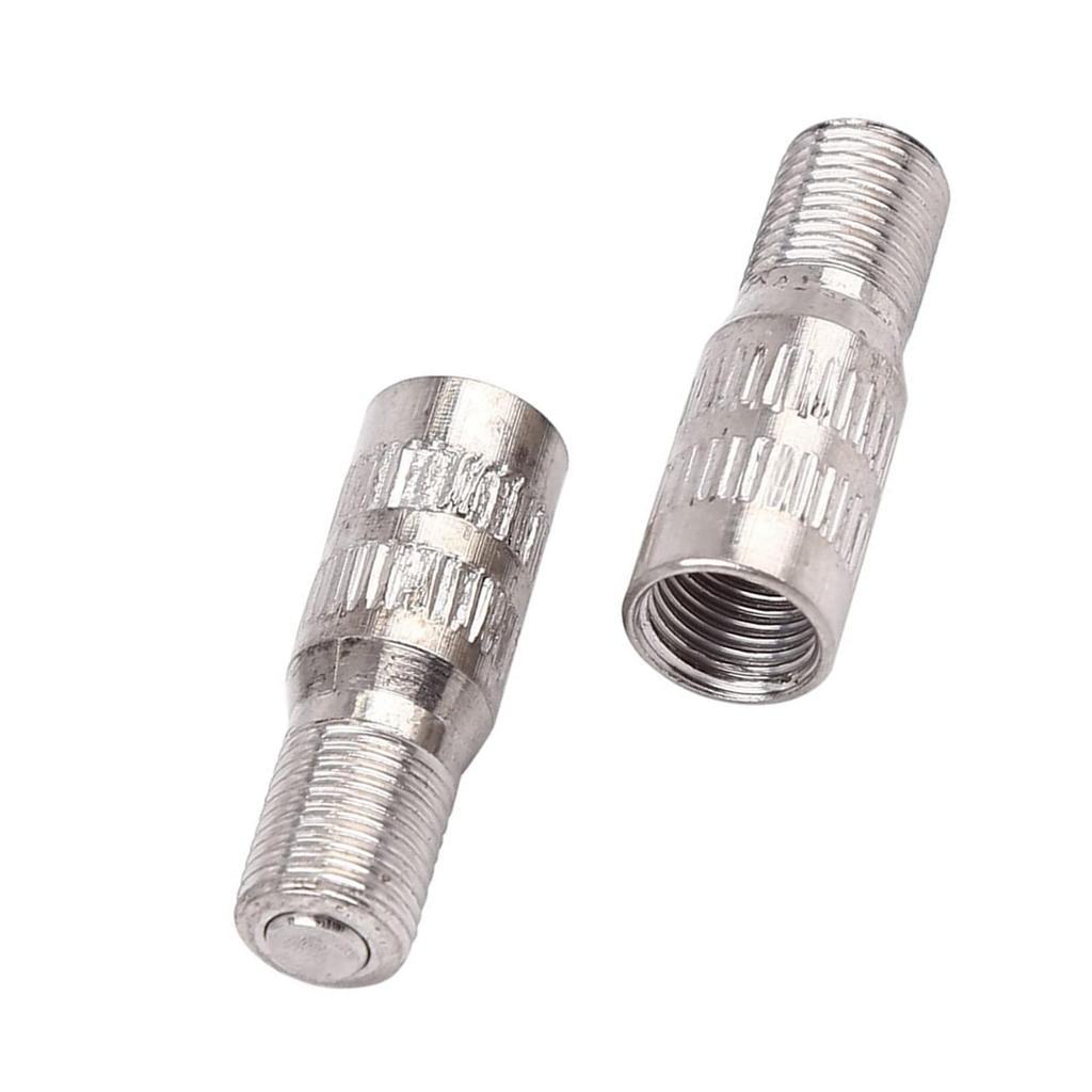 Emsoulnioi Air Valve Cap Stem Extension Wheel Tire Extender Adapter Car Truck Chrome Plated Brass Aluminum Valve Cap 4PCS-27MM Yellow