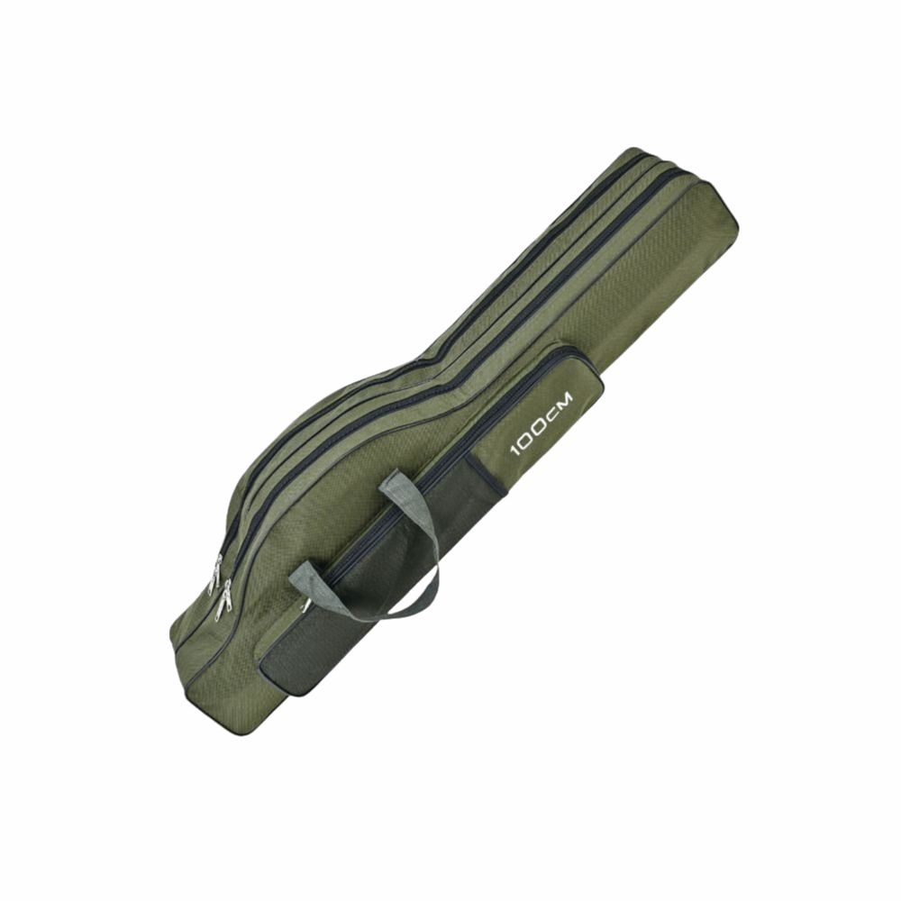 Oxford Fabric Fishing Rod Case Foldable Fishing Tackle Bag Fishing Pole Bag Outdoor Fishing
