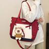 Bolsa de Ombro Capivara Harajuku Bolsa de Mão Lolita Casual Bolsa Escolar Adorável para Estudantes Meninas