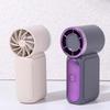 LED Display Mini Portable Fan 6 Gear Wind Pocket Fan Powerful Handheld Turbo Fan  Makeup Setting