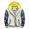 Mens Sweatshirt Hooded Autumn and Winter Men's Baseball Clothing Padded and Thickened Men's Jacket Warmth