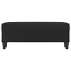 349415 vidaXL Bench Black 100x35x41 Cm Faux Leather
