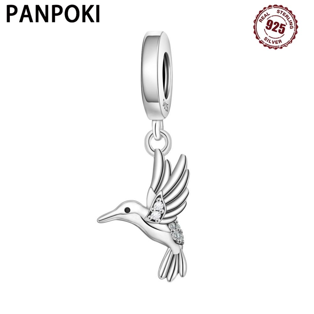 Kupfer Metall Fliegender Kolibri Anhänger Perlenkomponenten Armband Hohe Qualität Feiner Schmuck Charms Perlenkomponenten Kompatibel Mit Damen Hohe Qualität
