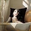 S-Selena Gomez Cushion Cover Soft Short Plush Pillow Cover Smooth Cozy Texture Aesthetic Cushion Case Home Decor